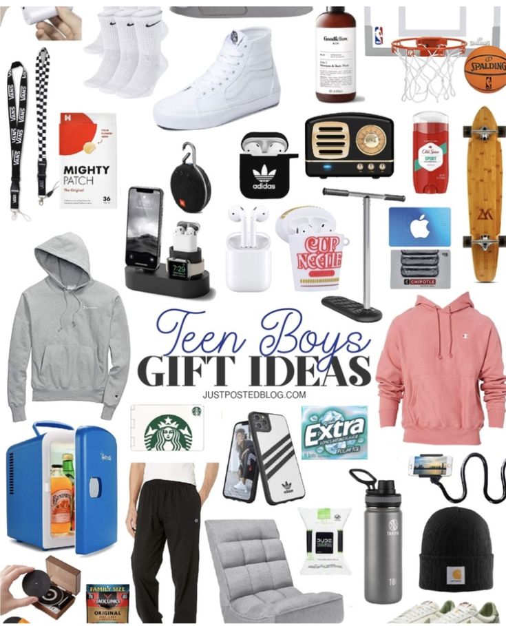 a collage of items that include shoes, sweatshirts and other items