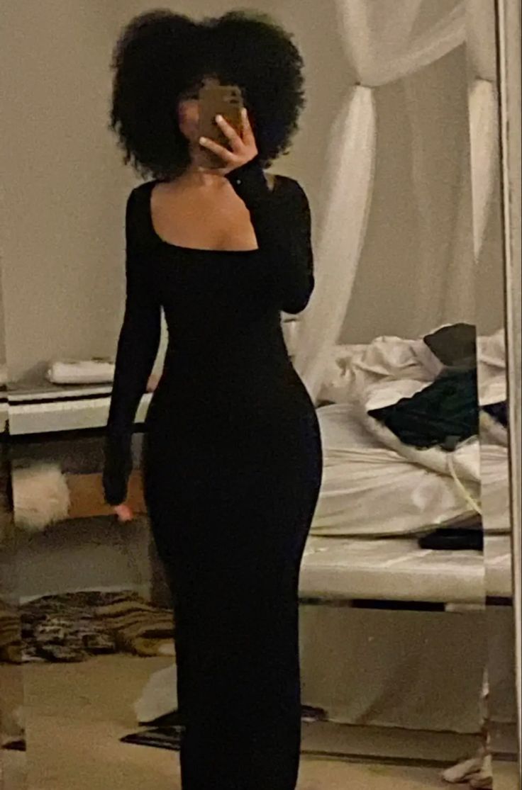 Bodycon Black Dress, Body Con Dress Outfit, Cute Modest Outfits, Looks Party, Long Bodycon Dress, Maxi Robes, Modest Fashion Outfits, Looks Chic