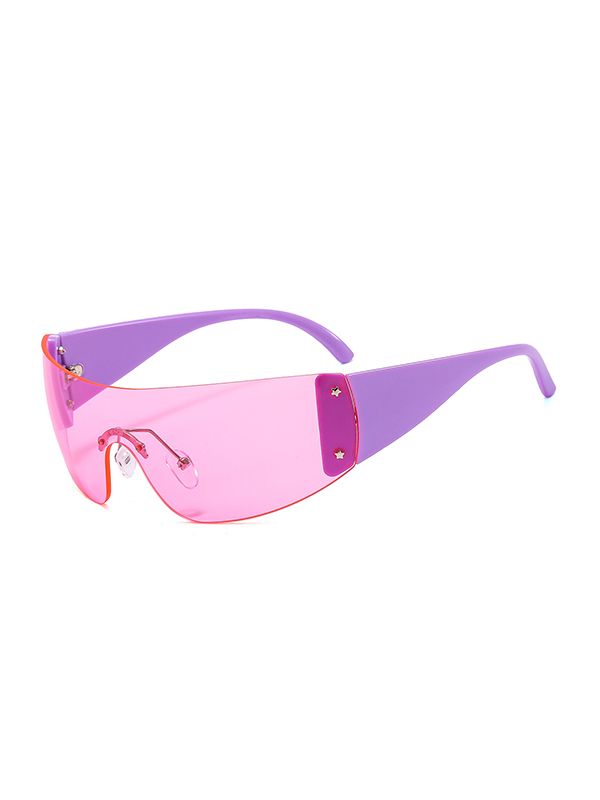 SkuCY-!120744MaterialPC FeatureSun protection OccasionSports , Stylish Selection , Leisure Fashion SeasonsSpring , Summer , Autumn , Winter TypeSunglasses Accessories ColorCOLOR A,COLOR B,COLOR C,COLOR D,COLOR E,COLOR FSizeOne_size Summer Pink Polycarbonate Sunglasses, Beach Shield Sunglasses With Uva Protection, Pink Polycarbonate Sunglasses With Uv Protection, Trendy Plastic Shield Sunglasses For Outdoor, Polycarbonate Sunglasses With Uva Protection For Spring, Casual Adjustable Shield Sunglasses For Outdoor, Pink Rimless Shield Sunglasses With Gradient Lenses, Trendy Outdoor Sunglasses For Spring, Pink Plastic Shield Sunglasses With Uv Protection