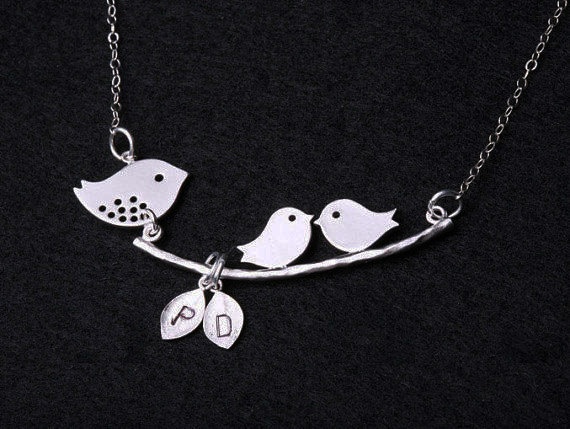 Nice mother's day gift. Silver Bird-shaped Jewelry As Gift, Silver Bird-shaped Jewelry For Gift, Silver Bird Shaped Jewelry For Gifts, White Bird-shaped Jewelry Gift, Adjustable Bird Design Jewelry For Gifts, Adjustable Bird Design Jewelry As Gift, Adjustable Bird Design Jewelry Gift, Nickel-free Bird-shaped Jewelry Gift, Silver Jewelry For Personalized Cute Gifts