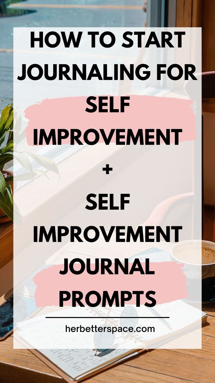 How To Start Journaling For Self Improvement+Self Improvement Journal Prompts Journal For Self Improvement, Self Improvement Journal, Improvement Journal, Journal Prompts For Adults, Start Journaling, Bullet Journal Page, Daily Journal Prompts, Writing Therapy, Life Makeover