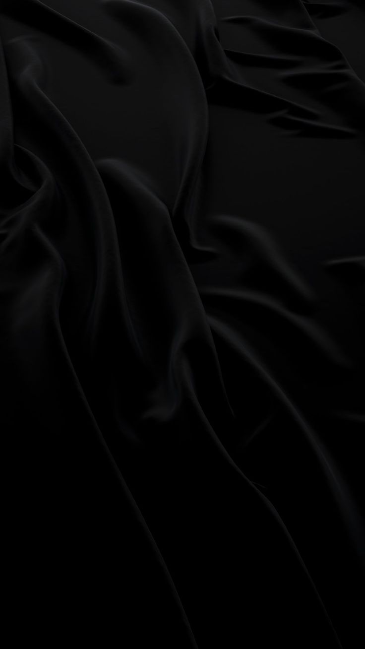 the black silk is flowing in the wind with it's silky fabric textured