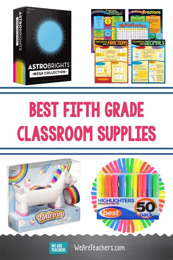 the best fifth grade classroom supplies