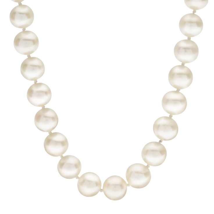 PearLustre by Imperial 8.5-9.5 mm Freshwater Cultured Pearl Necklace - 16 in. Fashion Tips For Girls, Pearl Strands Necklace, Pearl Strand, Cultured Pearl Necklace, Sterling Silver Filigree, Pearl Types, Pearl Strands, Freshwater Cultured Pearls, Pearl Size