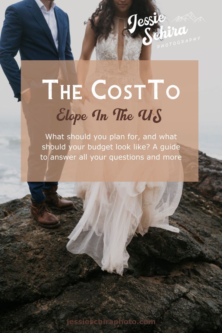 a man and woman standing on top of a rock next to the ocean with text that reads, the cost to escape in the us