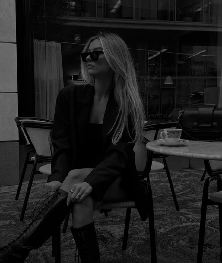 boots , sunglasses , blonde , rings , jacket , fashion , luxury , brands , jewelry , luxurious , fashion inspo outfits , style , style icons , girl , style inspiration , black and white , black and white aesthetic , black and white wallpaper , expensive , lifestyle , model , accessories , photography , outfit , clothes , instagram , pose , cafe , pretty Black And White Aesthetic Pics Girly, Black And White Clothing Aesthetic, Black And White Fashion Aesthetic, Wallpaper Expensive, Aesthetic Black And White Wallpaper, Black Aesthetic Fashion, Expensive Lifestyle, Ysl Aesthetic, Pastel Shop