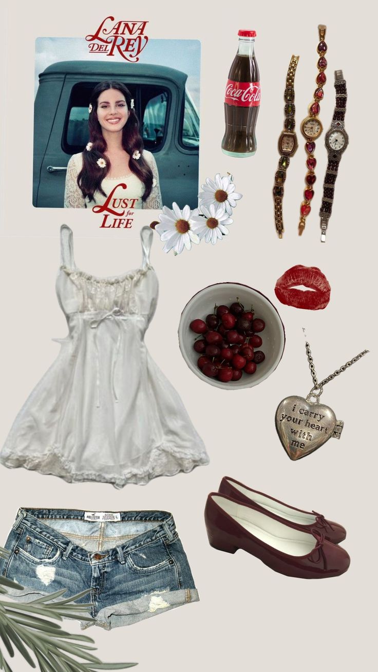 #lustforlife #lanadelrey #cherry Lana Clothes, Cherry Inspired Outfit, Lust For Life, Dress Designs, Grunge Outfits, Teen Fashion Outfits, Lana Del Rey, Teen Fashion, For Life