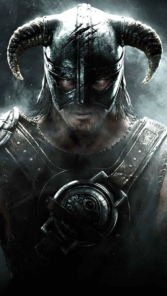 an image of a man with horns on his head in the middle of a dark background