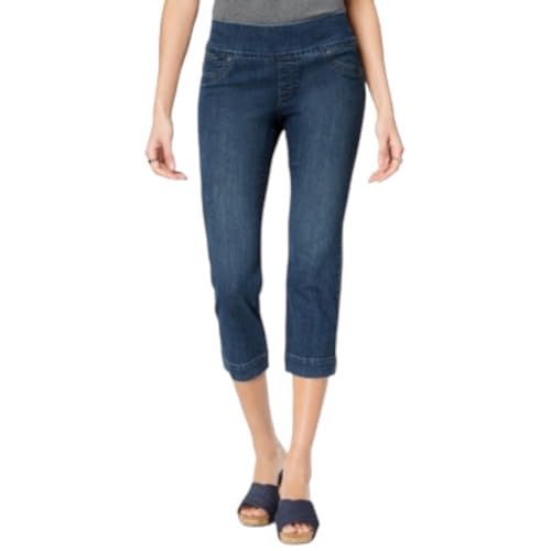 Step Into These Petite Denim Capri Pants From Style & Co For A Pulled Together Look With Maximum Flair And Minimal Effort. Low Rise; Regular Fit Through Hips And Thighs; Straight Leg Approx. Inseam: 22 Pull-On Style Faux 5-Pocket Style; Only Back Pockets Are Functional Designed To Fit And Flatter 5'4" And Under Frame Styles Are Tailored For The Petite Customer, Hits And Fits At The Right Places Specifically At Wrist And Ankle Cotton/Viscose/Polyester/Elastane Machine Washable Imported Web Id: 53 Denim Capri Pants, Jeans Petite, Denim Capri, Nike Tennis Dress, Pink Jeans, Petite Jeans, Tennis Dress, Cotton Viscose, Capri Jeans