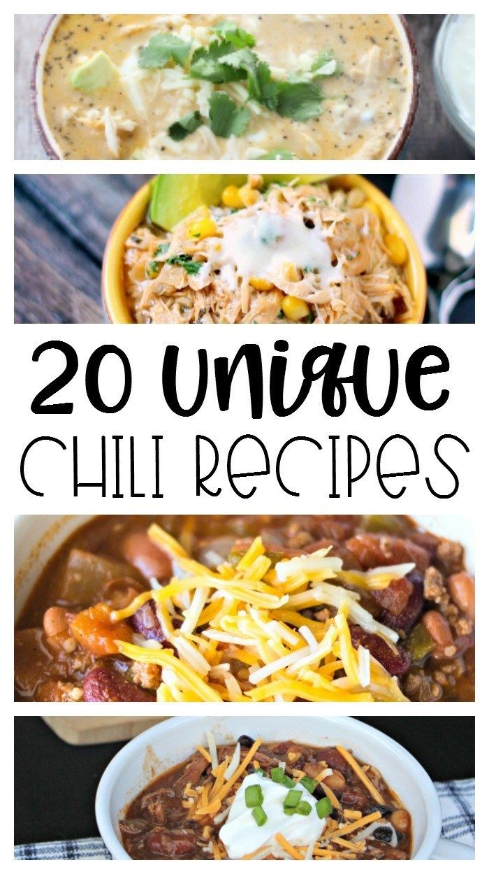 20 unique chili recipes that are delicious and easy to make