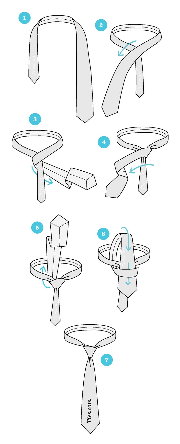 Simple Tie Knot, Tie A Tie Easy, Tie Knots Men, Four In Hand Knot, Simpul Dasi, Tie A Necktie, Paper Crafts Magazine, Neck Tie Knots, Make A Tie