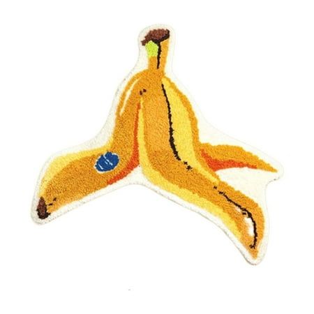 an embroidered patch with two bananas on it's back and one banana hanging off the side