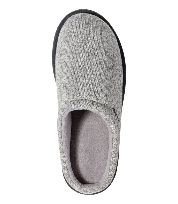 Men's Sweater Fleece Scuffs | Slippers at L.L.Bean Comfortable Slip-on Slippers With Soft Texture, Comfy Indoor Winter Slippers, Comfy Gray Indoor Slippers, Comfortable Snug Indoor Slippers, Comfy Gray Slippers For Indoor Use, Super Soft Comfortable Winter Slippers, Comfortable Super Soft Winter Slippers, Soft Texture Slip-on Winter Slippers, Winter Indoor Slippers With Soft Texture