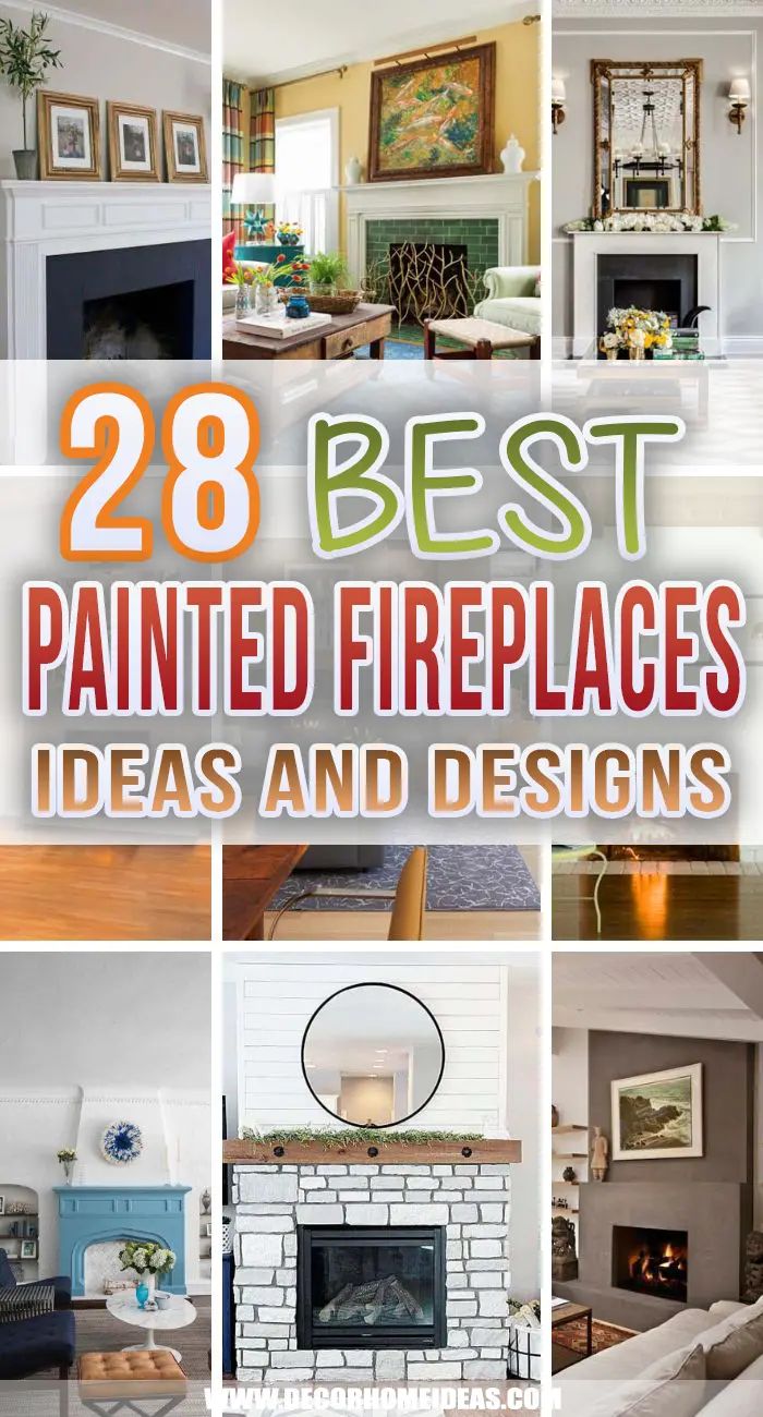 the best painted fireplaces ideas and designs