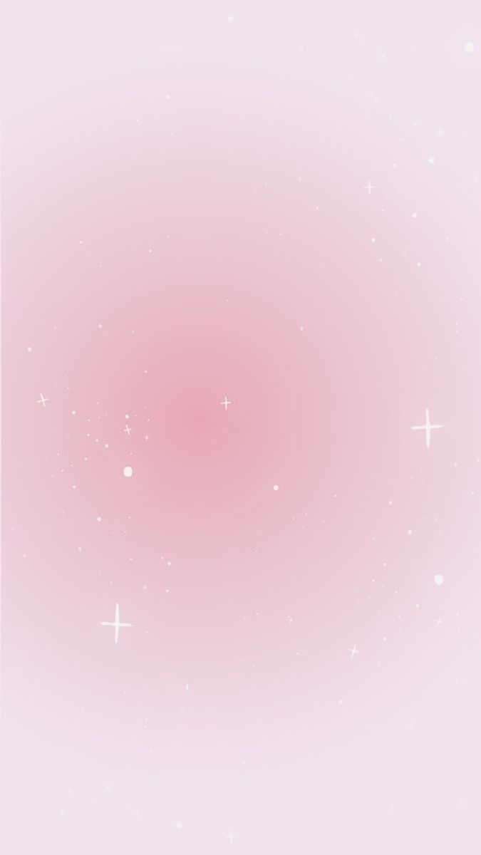 a pink background with white stars in the middle