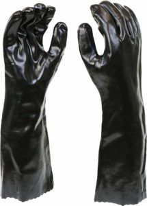 Pair of PVC Coated Chemical Resistant Gloves – $2.99! + free add on shipping Gauntlet Gloves, Hazmat Suit, Safety Gloves, West Chester, Rubber Gloves, Disposable Gloves, Workplace Safety, Pvc Coat, Work Gloves