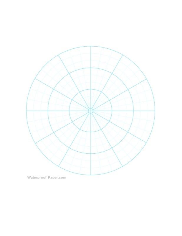 an image of a blue circle with lines in the middle and one line at the center