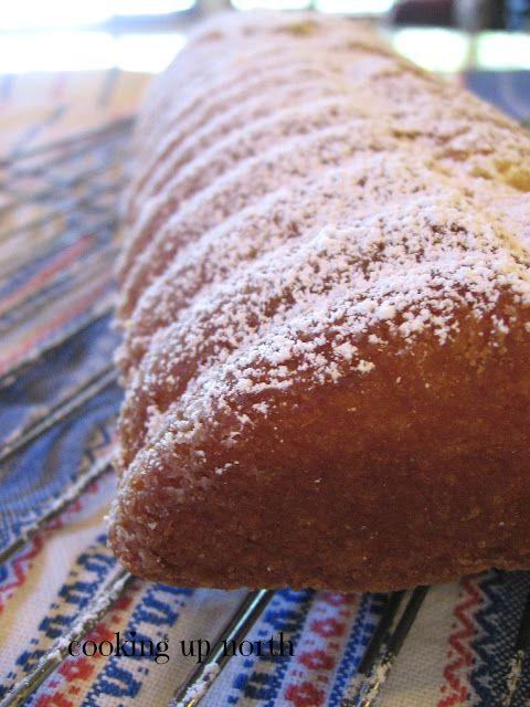 a close up of a pastry on a table