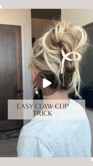 Bombshell Hair Updo, Harmony Beus, Long Hair Clip, Quick Hair, Pool Hairstyle Ideas, Easy Updo Hairstyles, Hair Upstyles, Easy Hair Updos, A Ponytail