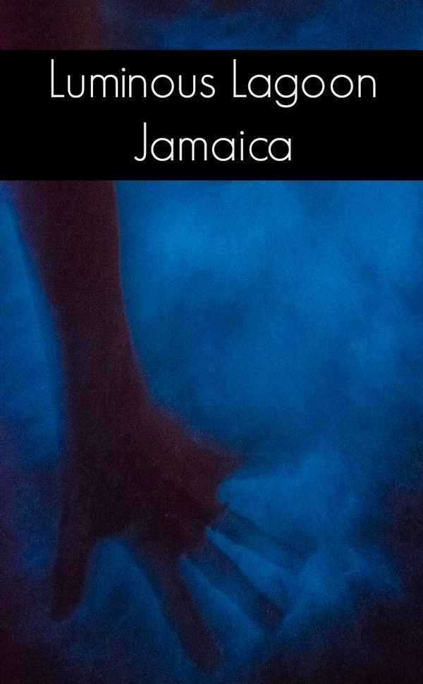 the cover of luminous lagoon jamaica, with an image of a person's foot