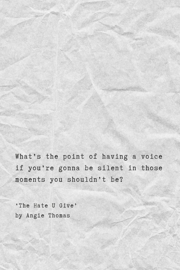 Angie Thomas' quote reflects a powerful message about the importance of speaking out against injustice and using one's voice to advocate for change. It serves as a call to action, urging individuals to use their voices to speak out against injustice and make a difference in the world around them.  Excited to learn more quotes from Angie Thomas? Follow us and visit our website.  #author #AngieThomas #quotes #books #analysis #bestquotes #dailyquotes #interestingquotes Advocating Quotes, Quotes About Injustice, Quiet Marketing, Injustice Quotes, Advocate Quotes, Courting Quotes, Advocacy Quotes, Equality Diversity And Inclusion, Morals Quotes