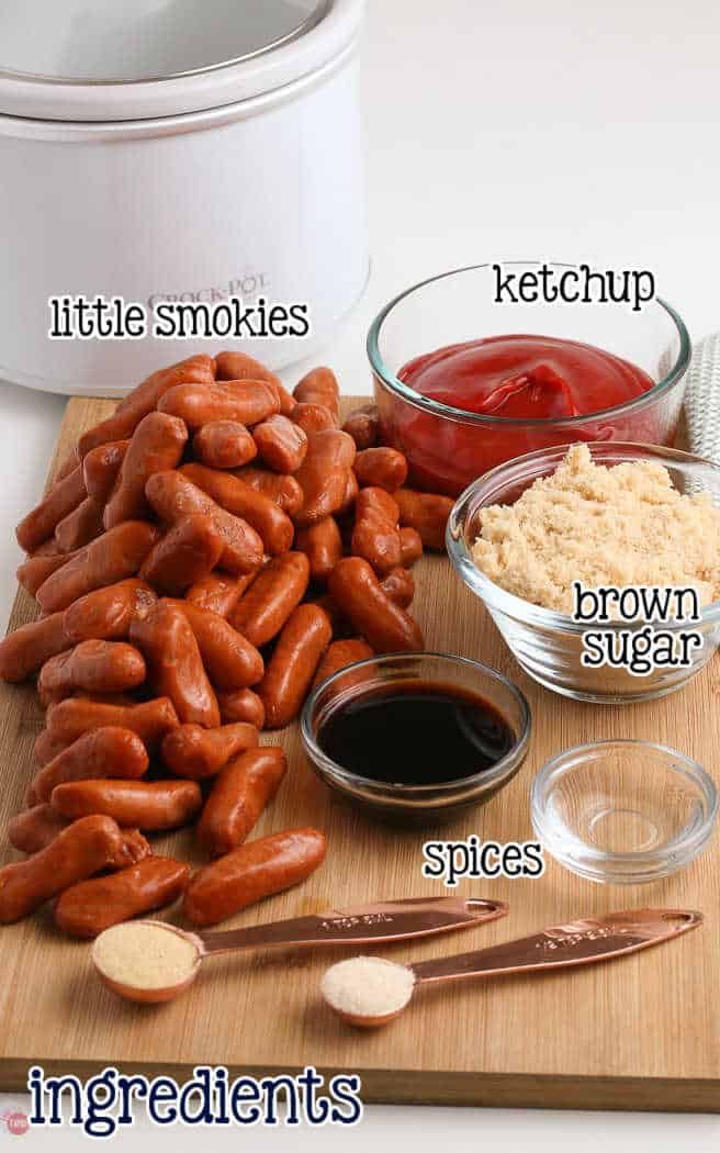 the ingredients to make hot dogs are displayed on a cutting board