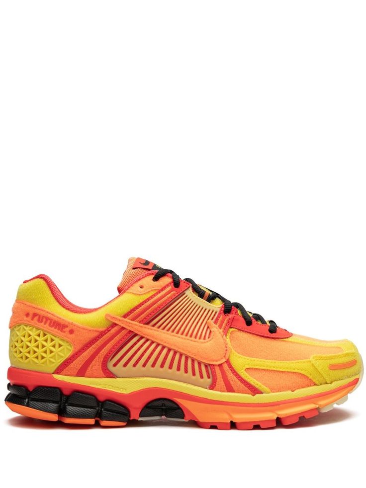 Zoom Vomero 5 "Doernbecher 2023" sneakers from Nike featuring orange, yellow, mesh panelling, signature Swoosh logo detail, round toe, front lace-up fastening, logo patch at the tongue, branded insole, rubber sole and Release date: February 25, 2023. These styles are supplied by a premium sneaker marketplace. Stocking only the most sought-after footwear, they source and curate some of the most hard to find sneakers from around the world.. Yellow Running Shoes With Rubber Waffle Outsoles For Sports, Orange Sneakers For Light Sports With Rubber Sole, Orange Sneakers With Rubber Sole For Light Sports, Yellow Sneakers With Rubber Waffle Outsoles For Streetwear, Sporty Orange Custom Sneakers For Light Sports, Sporty Custom Orange Sneakers For Light Sports, Orange Sporty Sneakers For Light Sports, Sporty Orange Sneakers For Light Sports, Orange Running Shoes With Rubber Waffle Outsoles For Jogging