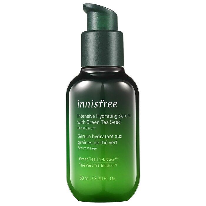 Green Tea Hydrating Hyaluronic Acid Serum - innisfree | Sephora Innisfree Skincare, Korean Skin Care Secrets, Innisfree Green Tea, Winter Skin Care Routine, Sephora Beauty, Hyaluronic Acid Serum, Hydrating Cream, Hydrating Serum, Skin Moisturizer