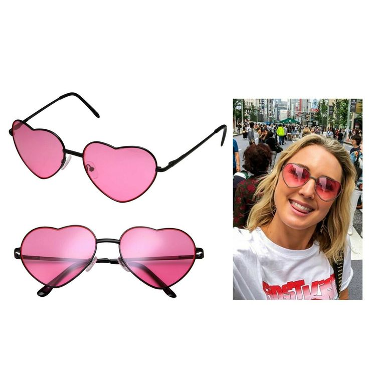 Trendy Adjustable Sunglasses For Valentine's Day, Eyewear Glasses, Tinted Sunglasses, Eye Wear Glasses, Heart Shape, Cat Eye Sunglasses, High Grade, Metal Frame, Sunglasses Women