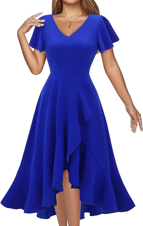 Get ready for any special occasion with DRESSTELLS Women's Formal Cocktail Dresses 2024. This V-neck dress is perfect for weddings, holiday parties, and more. Made with high-quality fabric and featuring a flattering silhouette, this dress will make you look and feel beautiful. Choose from a variety of colors and sizes. Shop now!"
Hashtags: #FormalDresses #CocktailDresses #WeddingGuestDress #BridesmaidDress #HolidayDress #FallDress #ChristmasGowns #VNeckDress #DRESSTELLS #fashion Formal Cocktail Dresses, Cocktail Dress Wedding Guest, Flowy Midi Dress, Tea Party Dress, Cocktail Dress Wedding, Formal Cocktail Dress, Business Casual Dresses, Womens Cocktail Dresses, Winter Dress