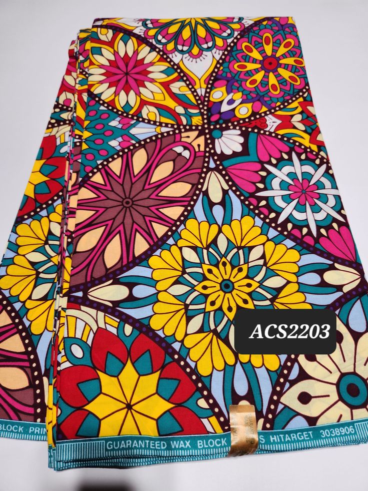 DESCRIPTION African Ankara Fabric. This is high quality African print is 100% cotton and it's 45 inches wide. It is used for making African Clothing, African quilts, & For Home decoration. FYI: Print is Double sided. The listing is for 3yards and 6yards Each piece of fabric measures: 105 - 108in by 45in for 3yards 210 - 216in by 45in for 6yards If you purchase more than one yard, you will receive one continuous piece. *If you require more than what I have listed, feel free to send me email. CARE INSTRUCTIONS:•DO NOT BLEACH•Hand wash with cold water and mild soap or Dry clean•Press with warm iron on the wrong side only. Color may be different due to your monitor Cotton Fabric With Graphic Print, Patterned Cotton Fabric With Graphic Print, Multicolor Cotton Fabric With Vibrant Print, Cotton Fabric With Vibrant Multicolor Print, Cotton Fabric With Vibrant Patterned Print, Multicolor Floral Print Cotton Fabric, Vibrant Print Patterned Cotton Fabric, Patterned Cotton Fabric With Vibrant Print, Patterned Cotton Floral Print Digital Prints