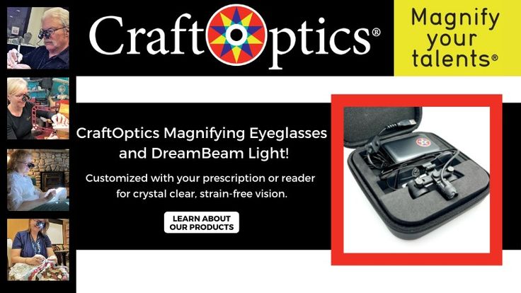 CraftOptics | Magnifying Eyeglasses with Brilliant Light