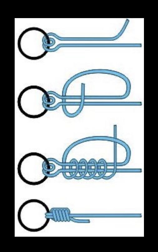 four different types of scissors with handles and hooks attached to each other, all in blue