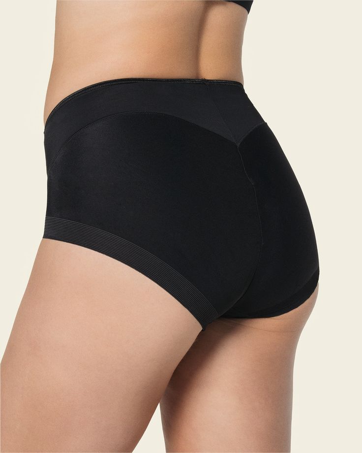 A classic firm compression panty. It's high waisted and especially designed for high coverage and maximum comfort. It's made of our trademark DuraFit® fabric; so soft, it'll feel like a second skin. It's double-layered to sculpt the tummy and back. Special cuts and seams on the back also give your butt a round and lifted effect. It also has seamless leg bands, making it invisible under your clothes. High Waist Smoothing Shapewear Tights, High Waist Smoothing Tights Shapewear, Shaping High-cut Leg Tights, Shapewear Tights With High-cut Leg And Shaping Fit, Shaping Shapewear Tights With High-cut Leg, Elegant Compression Shapewear With Smoothing, High Waist Smoothing Tights, Compression Smoothing Tights Shapewear, Elegant Compression Smoothing Shapewear