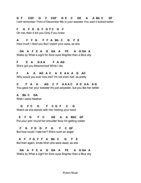 the guitar chords for this song are all written in black and white, with an image of