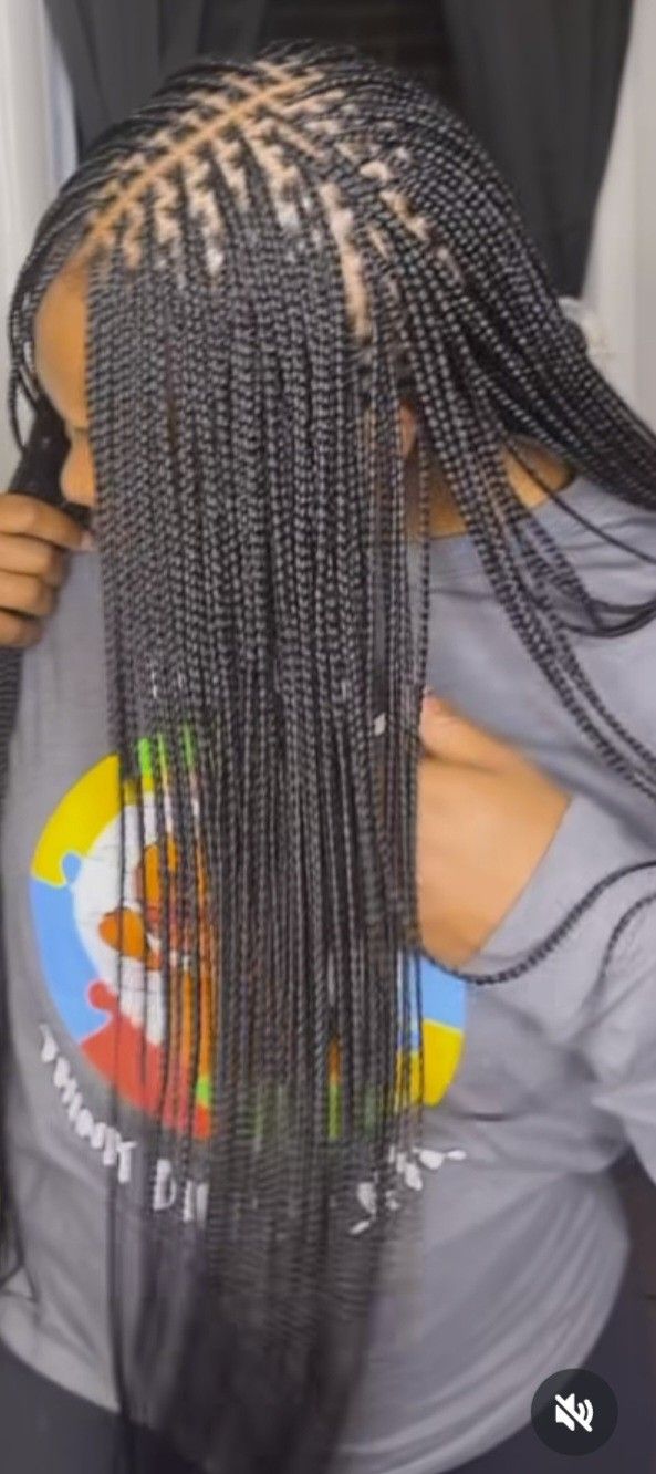 Lauren London Braids Hairstyles, Lauren London Box Braids, Straight Braids, Brown Hair Dark Skin, Girls Braided Hairstyles Kids, Jumbo Knotless, Bts Hairstyle, Curls Hairstyles, Hair Puff