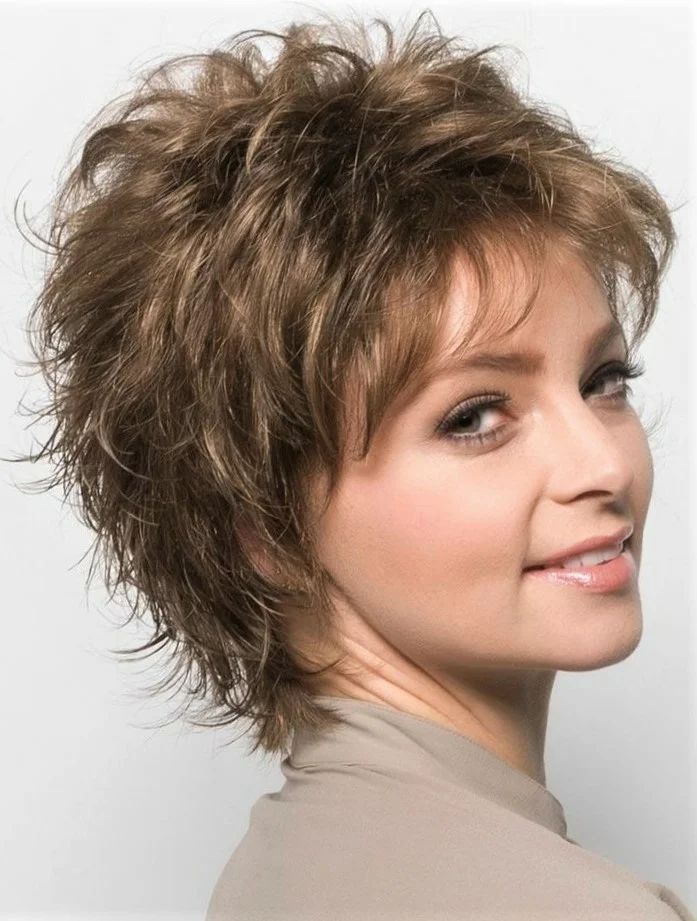 Very Layered Hair Medium Over 50 2024, Short Shag Hairstyles Shaggy Pixie, Short Hair Over 60 With Glasses, Choppy Messy Short Hair, Spiky Pixie Haircut, Bob Short Haircut, Gray Hair Over 50, Spiky Hairstyles, Kort Bob