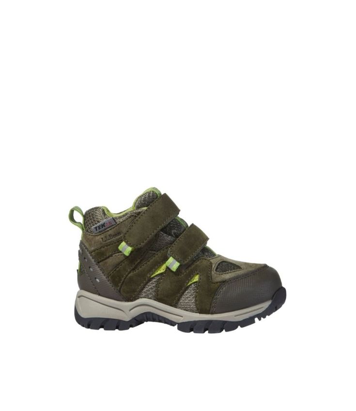 Share your love of the outdoors with the little ones with our toddler Trail Model Hikers, featuring the same quality as our popular grown up version – sized down for the next generation of adventure seekers. Order regular shoe size. Fit best with midweight socks. Half sizes order up. Spot clean. Mesh nylon fabric and water-resistant suede upper. TEK2. 5 waterproofing barrier ensures little feet stay dry in all conditions. Cushioned EVA midsole ensures sneaker-like comfort, for fun on and off the Nylon Fabric, Grown Up, The Next Generation, Toddler Shoes, Ll Bean, Hiking Shoes, Next Generation, L L Bean, Kid Shoes