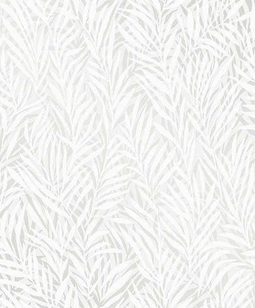 Holzer White Fern Wallpaper Fern Wallpaper, Shadow Silhouette, Fern Pattern, Red Backdrop, Chic Wallpaper, Wallpaper White, Green Backdrops, Manhattan Comfort, Damask Wallpaper