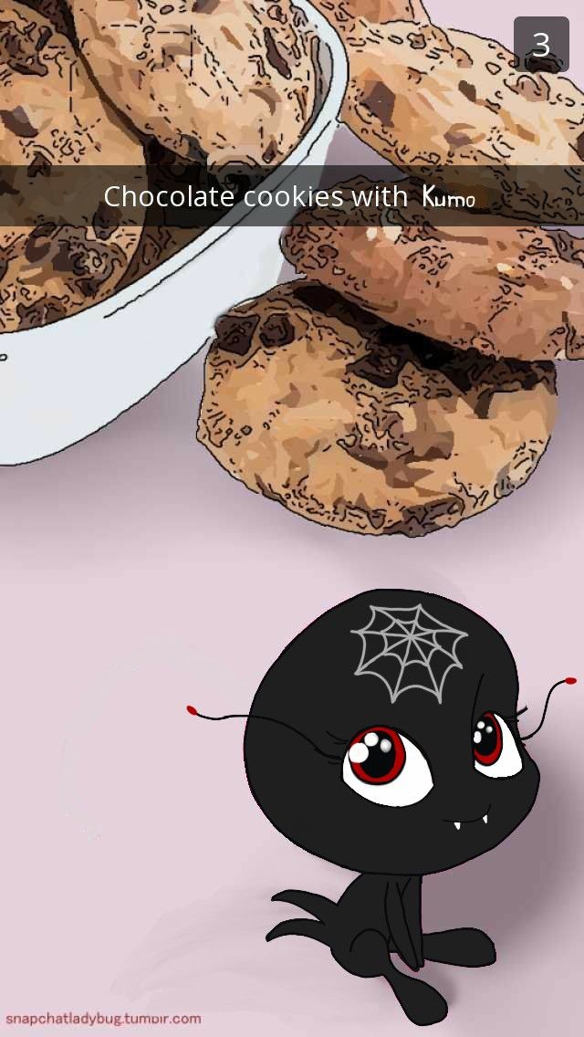 chocolate cookies with kimo characters in the background and text overlay that reads, chocolate cookies with kimo