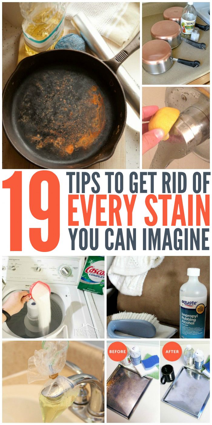 the top 10 tips to get rid of every stain you can imagine