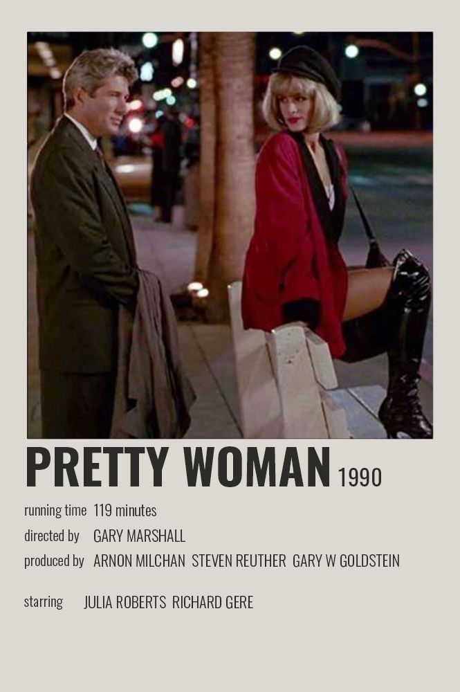 the poster for pretty woman starring actors