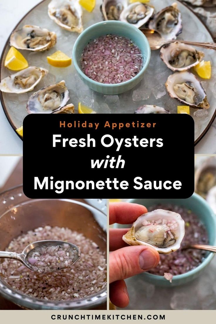 fresh oysters with microwave sauce are the perfect appetizer for any occasion