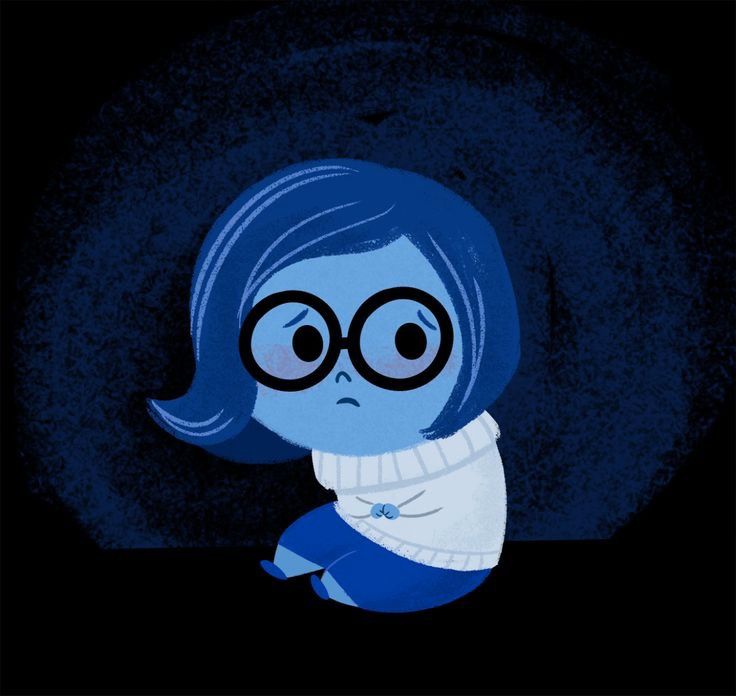 Poetic Cinema, Inside Out Characters, Blue Haired Girl, Desain Buklet, Disney Inside Out, Room Deco, Trendy Art, Disney Fan Art, Disney And Dreamworks