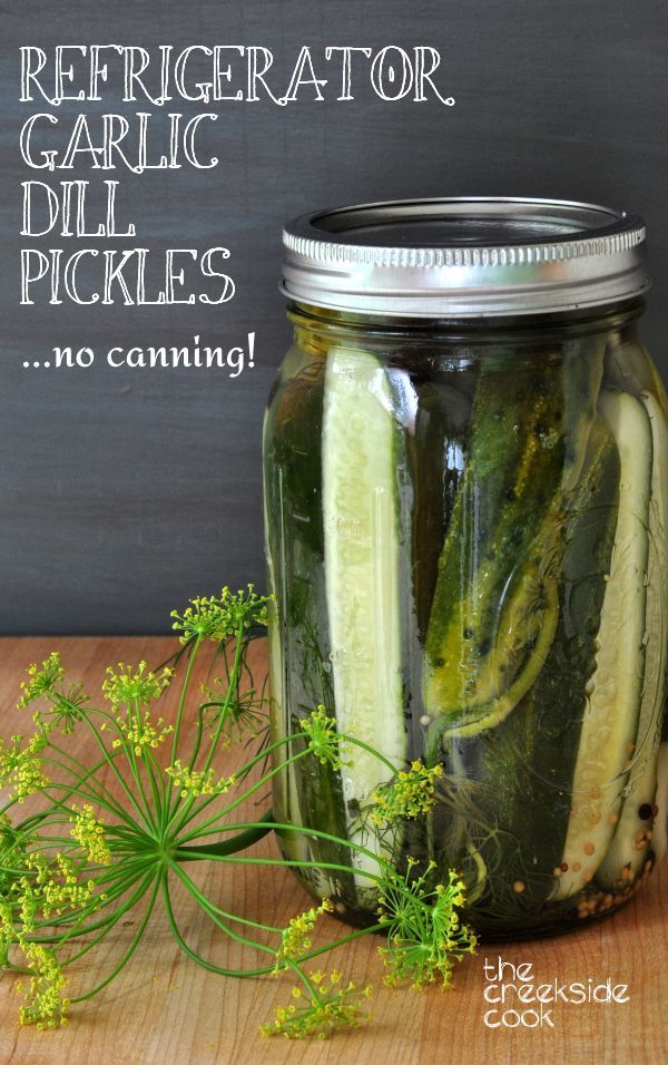 there is a jar with pickles in it