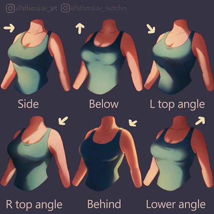 the different types of women's bras are shown in this graphic above and below