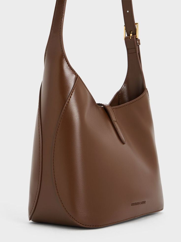 Stylish Work Bag, Charles And Keith Bags, Charles And Keith, Timeless Bags, Work Tote Bag, Work Tote, Brown Shoulder Bag, Brown Handbag, Brown Purses