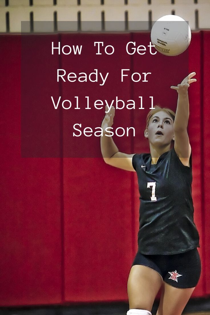 a girl in black uniform playing volleyball with the words how to get ready for volleyball season