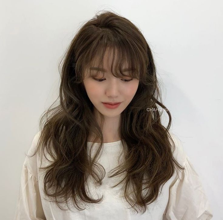 Curly Asian Hair, Long Hair Perm, Brown Hair Looks, Thick Wavy Hair, Hair Inspiration Long, Candy Hair, Hairstyles For Layered Hair, Hair Trim, Hair Stylies