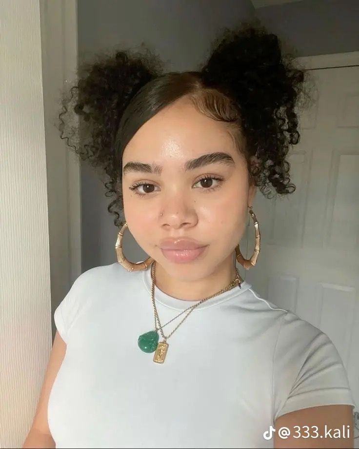 Mixed Curly Hair, Quick Natural Hair Styles, Cute Curly Hairstyles, Curly Hair Styles Easy, Hairdos For Curly Hair, Natural Curls Hairstyles, 4c Hair, Natural Hair Styles Easy, Slick Hairstyles